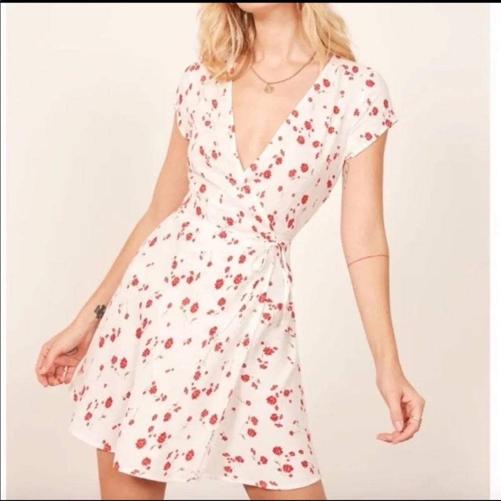 Reformation wrap dress